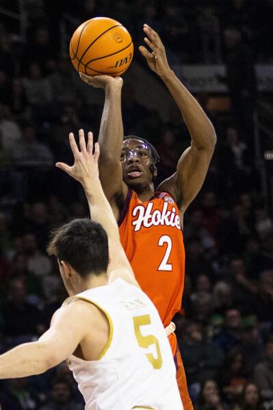 Basile scores 33 Virginia Tech heats up to beat Notre Dame AP News